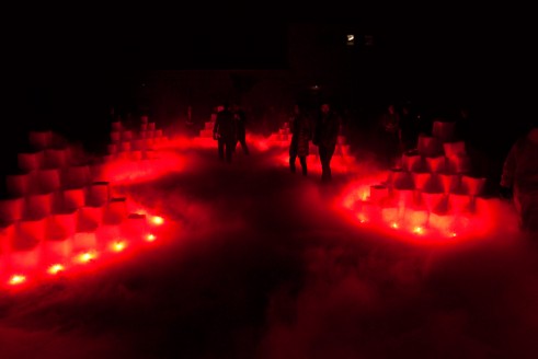 Judy Chicago and Materials & Applications, "Sublime Environment," 2012. Photo: Donald Woodman.